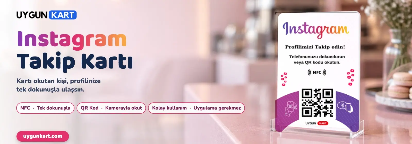 Instagram takip kartı: kartı okutan kişi profilinize tek dokunuşla ulaşsın